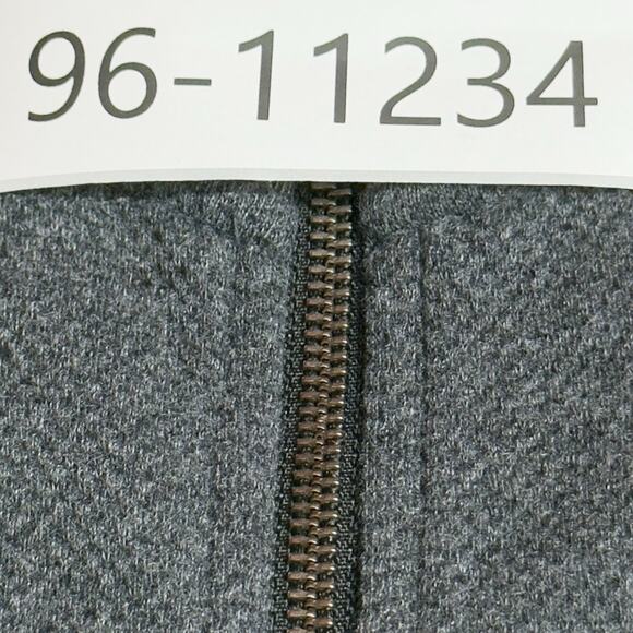 Ted Baker London Bonfyre Full Zip Jacket Size 5 US XL 42 Gray Knit Casual Bomber - Picture 12 of 12